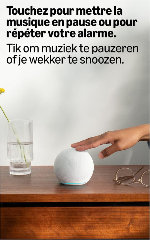 Echo Dot (dernière génération) | Enceinte intelligente Wi-Fi et Bluetooth avec Alexa pour un son puissant et vibrant